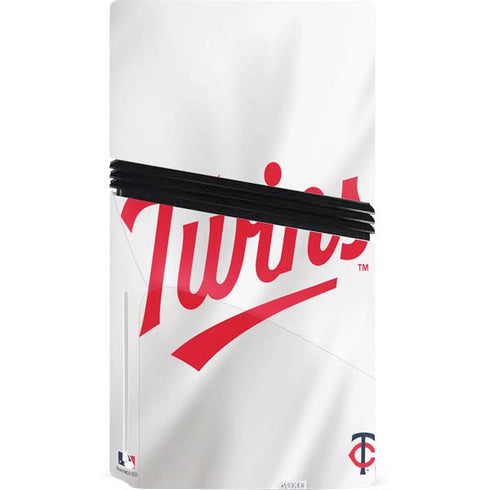 MLB Minnesota Twins Home Jersey PS5 Pro Disk Console Skin