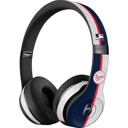 MLB Minnesota Twins Split Beats Solo 3 Wireless Skin