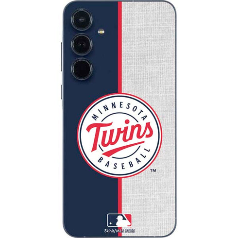 MLB Minnesota Twins Split Galaxy A55 5G Skin