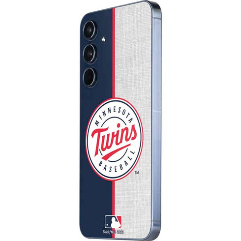 MLB Minnesota Twins Split Galaxy A55 5G Skin