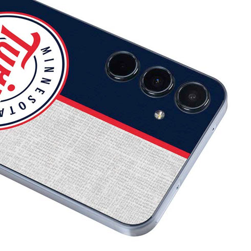 MLB Minnesota Twins Split Galaxy A55 5G Skin