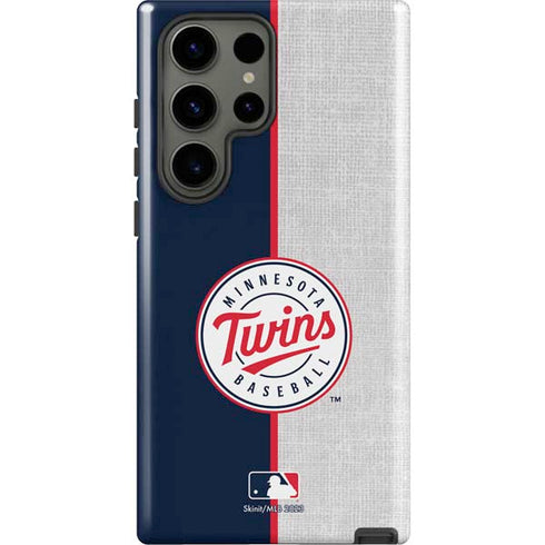 MLB Minnesota Twins Split Galaxy S23 Ultra Pro Case