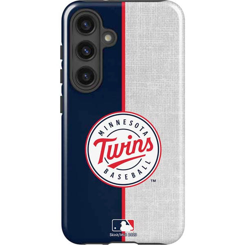 MLB Minnesota Twins Split Galaxy S25 Impact Case