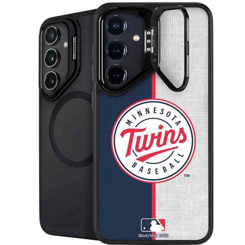MLB Minnesota Twins Split Galaxy S24 Kickstand Case
