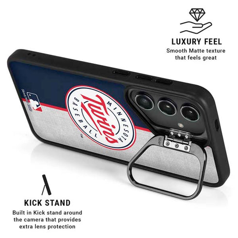 MLB Minnesota Twins Split Galaxy S24 Kickstand Case