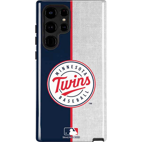 MLB Minnesota Twins Split Galaxy S25 Ultra Impact Case