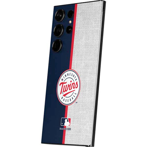 MLB Minnesota Twins Split Galaxy S25 Ultra Skin