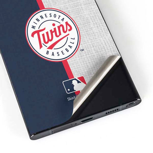 MLB Minnesota Twins Split Galaxy S25 Ultra Skin