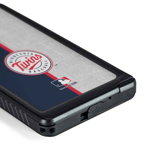MLB Minnesota Twins Split Galaxy S24 Ultra Waterproof Case
