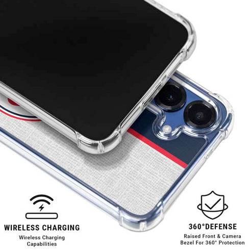MLB Minnesota Twins Split Galaxy S25 Plus Clear Case