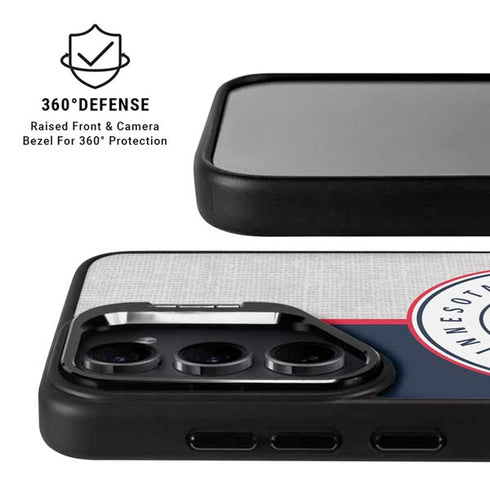MLB Minnesota Twins Split Galaxy S26 Plus Kickstand Case