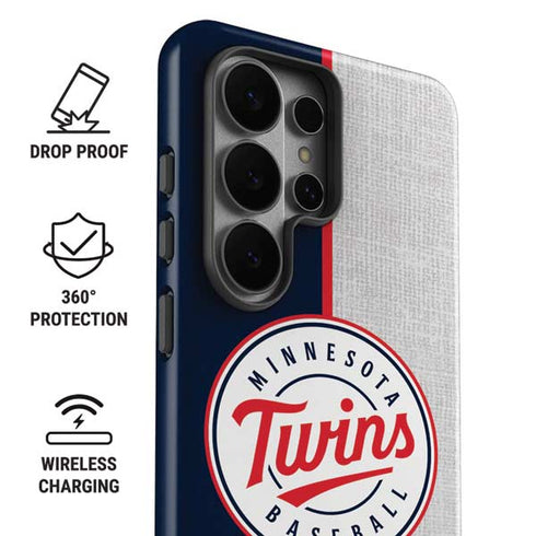 MLB Minnesota Twins Split Galaxy S26 Ultra Impact Case