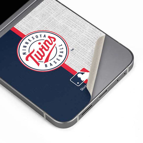 MLB Minnesota Twins Split Galaxy Z Flip6 Skin