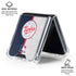 MLB Minnesota Twins Split Galaxy Z Flip7 Clear Case