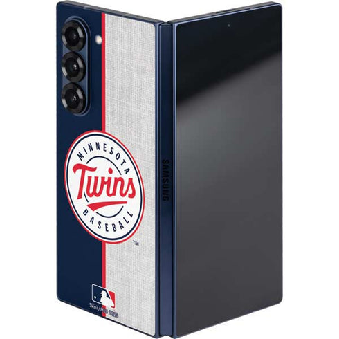 MLB Minnesota Twins Split Galaxy Z Fold6 Skin