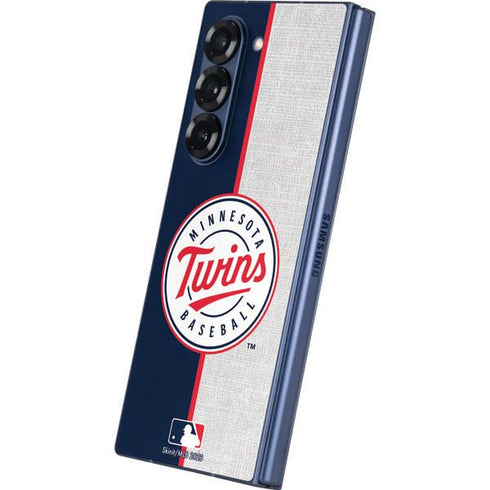 MLB Minnesota Twins Split Galaxy Z Fold6 Skin