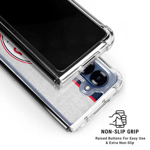 MLB Minnesota Twins Split Galaxy Z Fold7 Clear Case