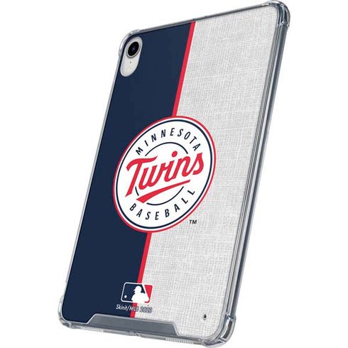 MLB Minnesota Twins Split iPad 11th Gen (2025) Clear Case