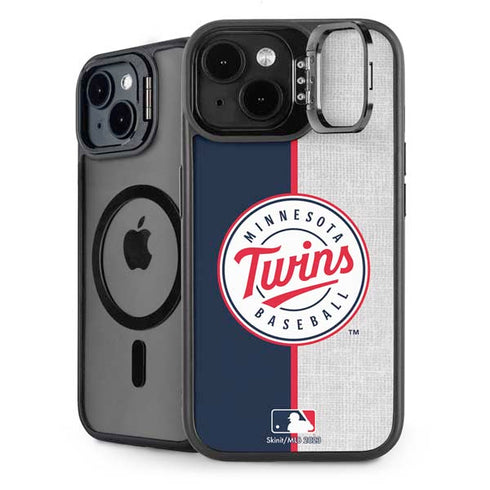 MLB Minnesota Twins Split iPhone 14 Kickstand Case