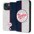 MLB Minnesota Twins Split iPhone 15 Plus Folio Case