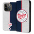 MLB Minnesota Twins Split iPhone 15 Pro Folio Case