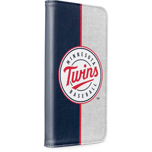 MLB Minnesota Twins Split iPhone 15 Pro Folio Case