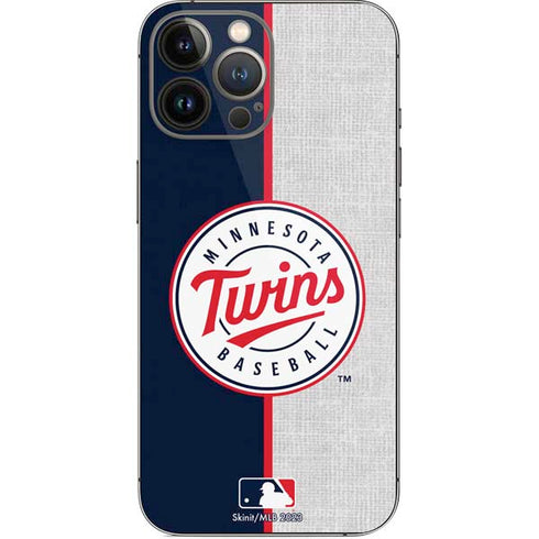 MLB Minnesota Twins Split iPhone 15 Pro Max Skin