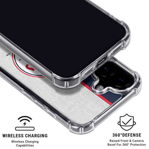 MLB Minnesota Twins Split iPhone 16 Clear Case
