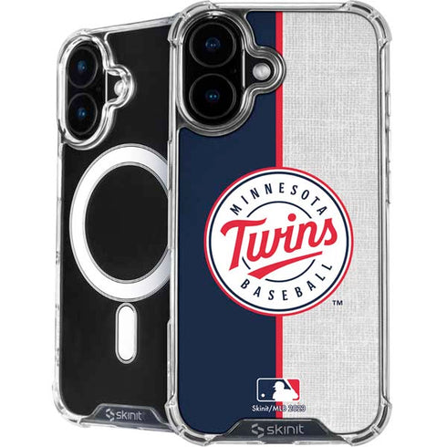 MLB Minnesota Twins Split iPhone 16 MagSafe Case