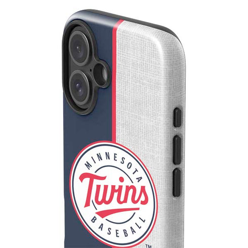 MLB Minnesota Twins Split iPhone 16 Plus Impact Case