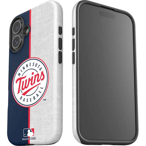 MLB Minnesota Twins Split iPhone 16 Plus Impact Case