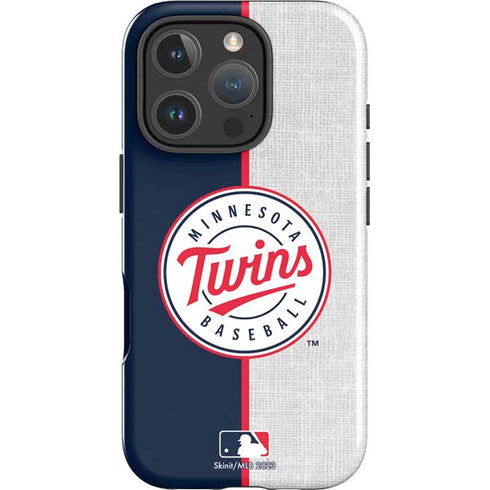MLB Minnesota Twins Split iPhone 16 Pro Impact Case