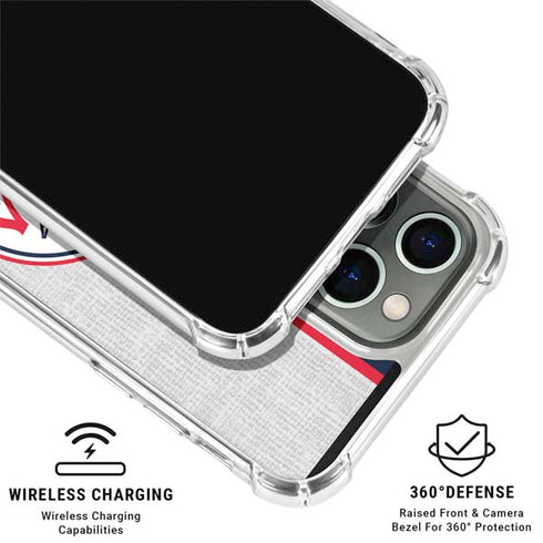 MLB Minnesota Twins Split iPhone 16 Pro Max Clear Case