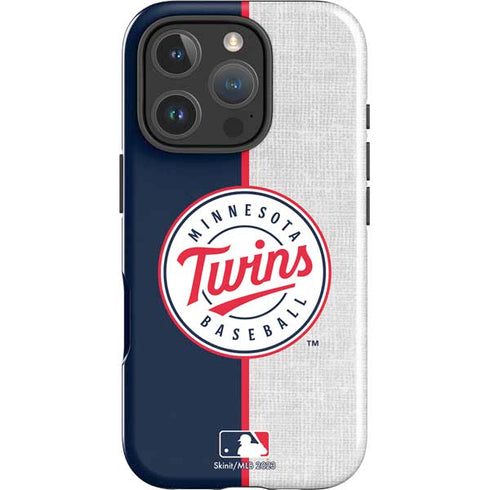 MLB Minnesota Twins Split iPhone 16 Pro Max Impact Case