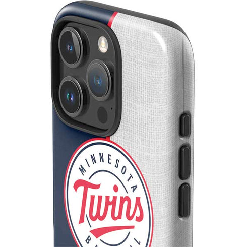 MLB Minnesota Twins Split iPhone 16 Pro Max Impact Case