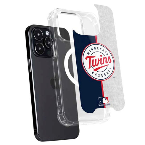MLB Minnesota Twins Split iPhone 16 Pro Max MagSafe Case