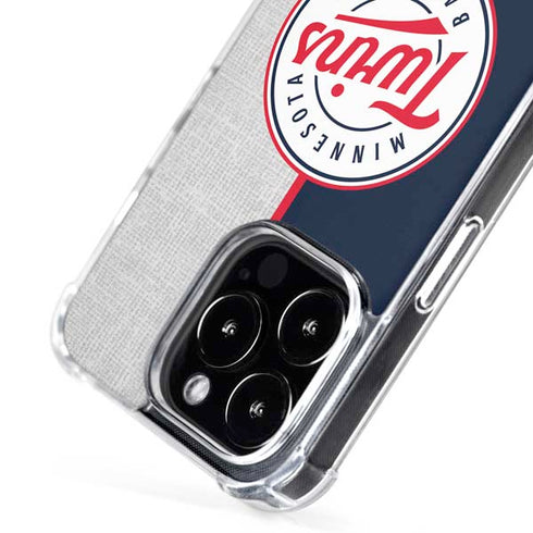 MLB Minnesota Twins Split iPhone 16 Pro Max MagSafe Case