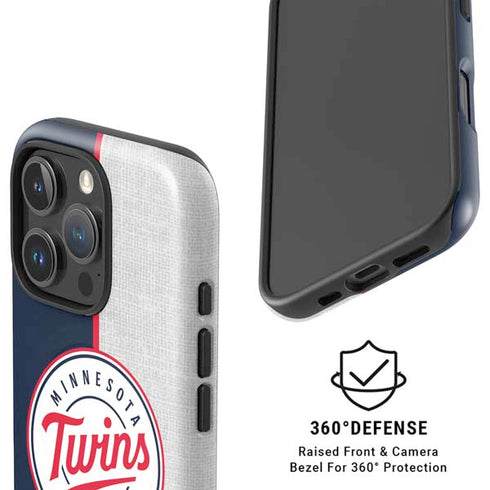 MLB Minnesota Twins Split iPhone 16 Pro Max Magsafe Impact Case