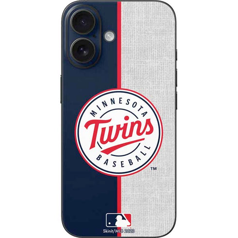 MLB Minnesota Twins Split iPhone 16 Skin