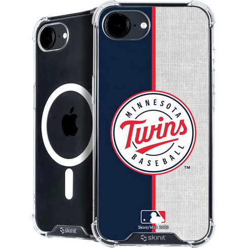 MLB Minnesota Twins Split iPhone 16e MagSafe Case