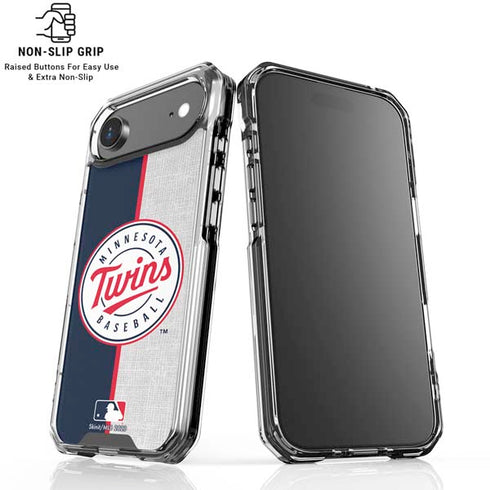 MLB Minnesota Twins Split iPhone 17 Air Clear Case