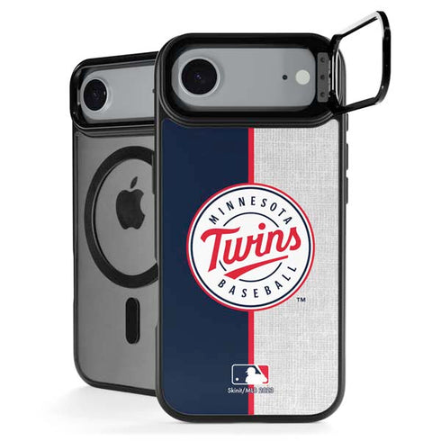 MLB Minnesota Twins Split iPhone 17 Air Kickstand Case