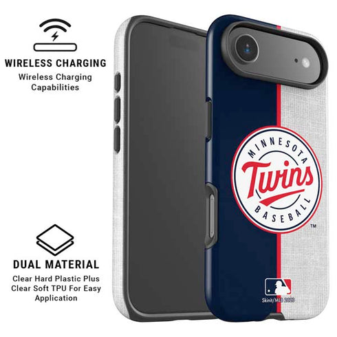 MLB Minnesota Twins Split iPhone 17 Air Magsafe Impact Case