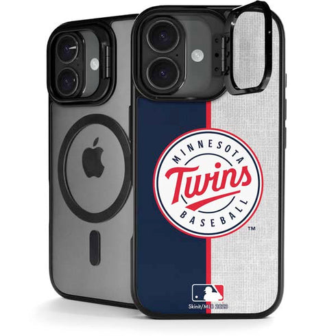 MLB Minnesota Twins Split iPhone 17 Kickstand Case
