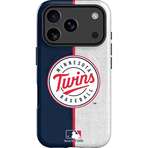 MLB Minnesota Twins Split iPhone 17 Pro Magsafe Impact Case