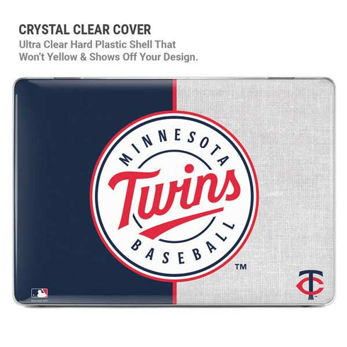 MLB Minnesota Twins Split MacBook Pro 14in (2021-24) Case plus Skin