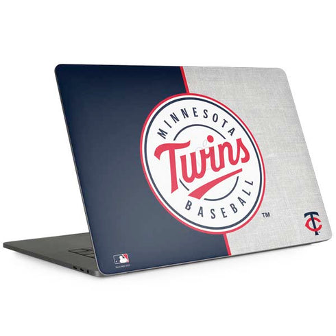 MLB Minnesota Twins Split MacBook Skins
