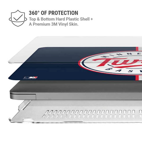 MLB Minnesota Twins Split MacBook Cases
