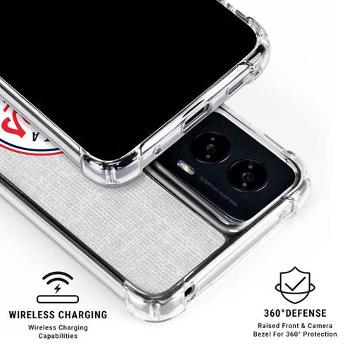 MLB Minnesota Twins Split Moto G Power 5G (2024) Clear Case