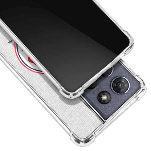 MLB Minnesota Twins Split Moto G Stylus 5G (2025) Clear Case